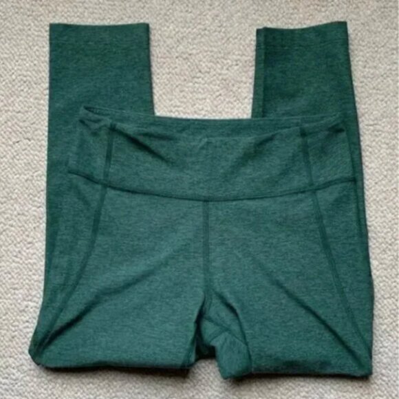 Outdoor Voices Warm-Up Crop Leggings Hunter Green Size Small - Picture 4 of 7
